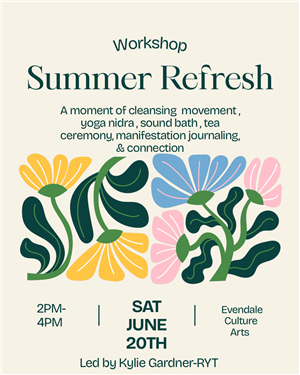 Evendale Cultural Arts Center-Summer Refresh Yoga Workshop